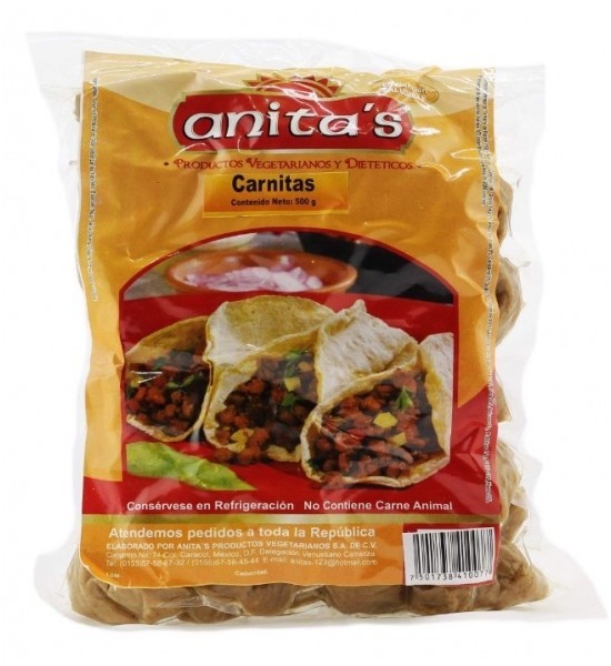 Carnitas de Soya Anita's 500 g