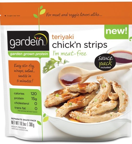 Teriyaki Chick´n Strips (Tiras de Pollo en Salsa Teriyaki) Gardein 300 g