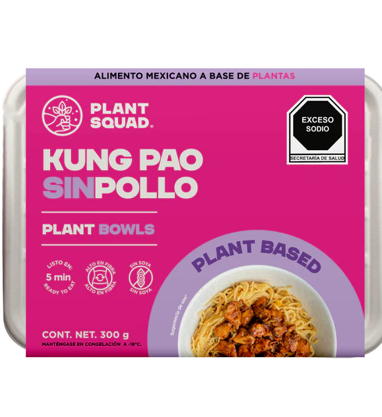 Kung Pao Bowl Vegano Sin Pollo Plant Squad 300 g