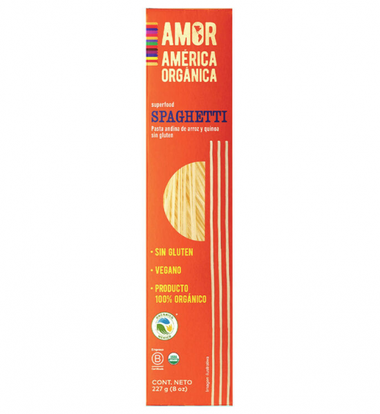 Pasta Spaghetti Sin Gluten Orgánica América Orgánica 227 g