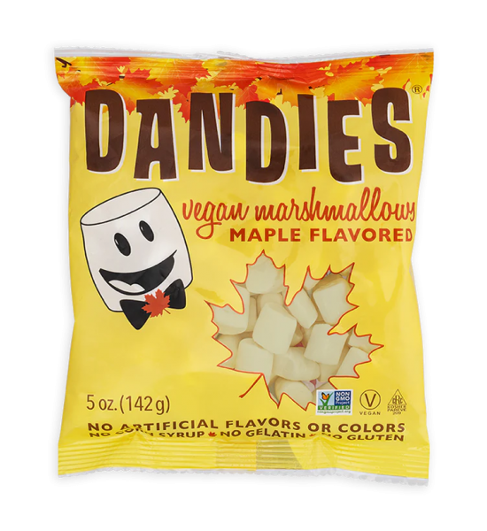 Malvaviscos Veganos Sabor Maple Dandies 142 g