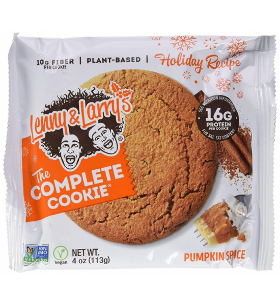 Galleta De Proteina Vegana Sabor Calabaza Lenny & Larrys 113 g
