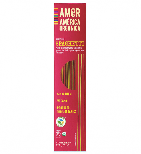 Pasta Spaghetti Trigrano Sin Gluten Orgánica América Orgánica 227 g