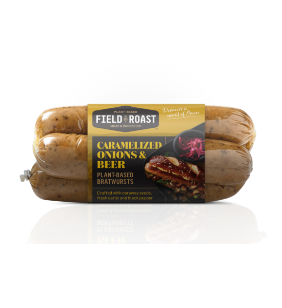 Salchichas Vganas Sabor Cebolla Caramelizada Y Cerveza Field Roast 368g