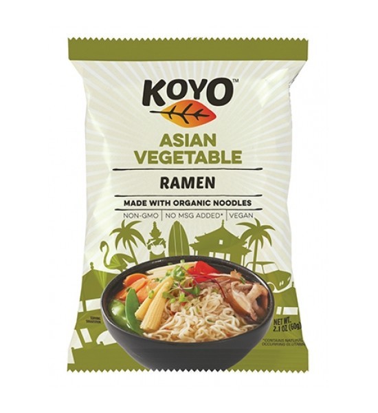 Ramen de Noodles Orgánicos de Vegetales Asiáticos Koyo 57 g