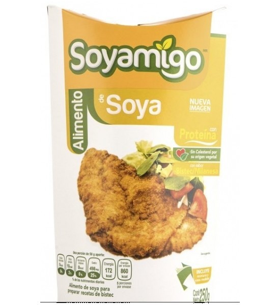 Soya Texturizada Sabor Bistec / Milanesa Soyamigo 250 g