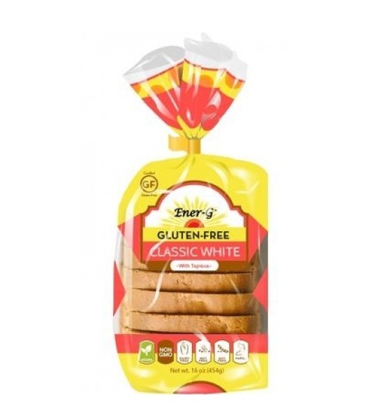 Clásico Pan Blanco Sin Gluten EnerG 454 g
