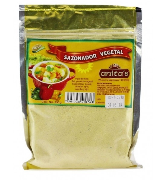 Sazonador Vegetal Anita's 250 g