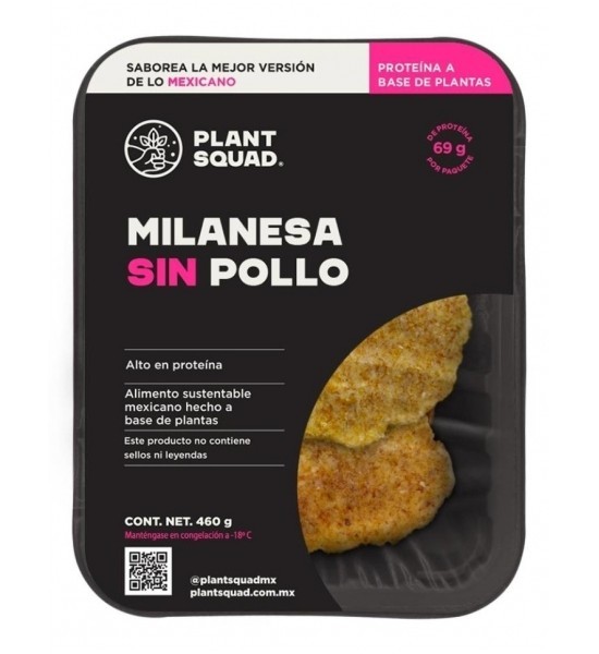 Milanesa De Tipo Pollo Empanizada Plant Squad 460g