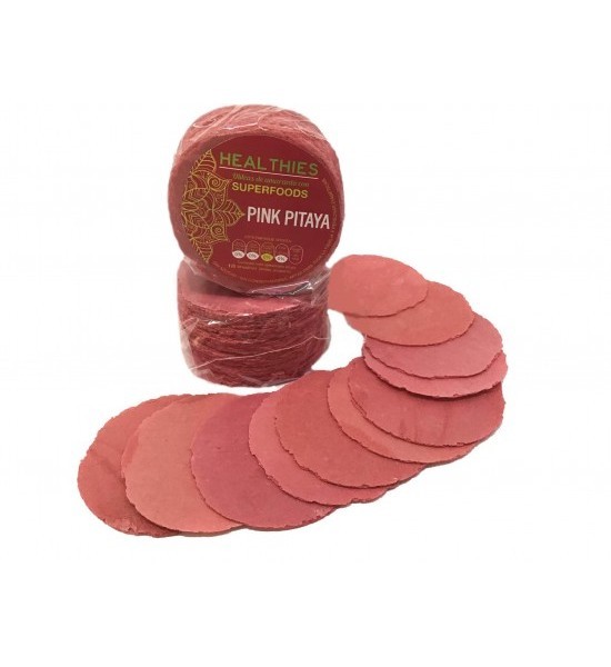 Obleas de Amaranto Sabor Pink Pitaya Healthies Obleas 60g
