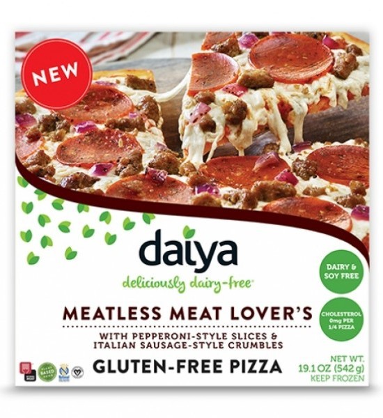 Pizza Vegana Amantes de la Carne Sin Carne (Meatless) Daiya 542 g