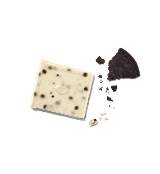 Chocolate Artesanal a Granel Tipo Cookies and Cream 1 pza (15g aprox)