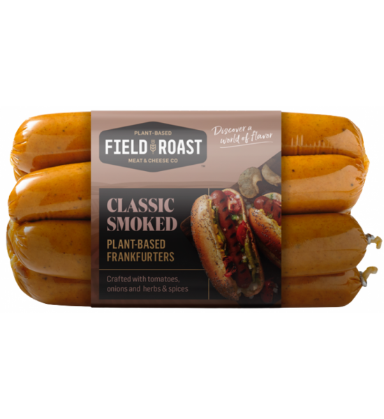Salchichas Veganas Frankfurters Ahumado Clásico Field Roast 460 g