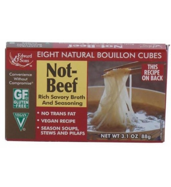 Sazonador Vegano Sabor Res Edward & Sons 8 cubos/88 g