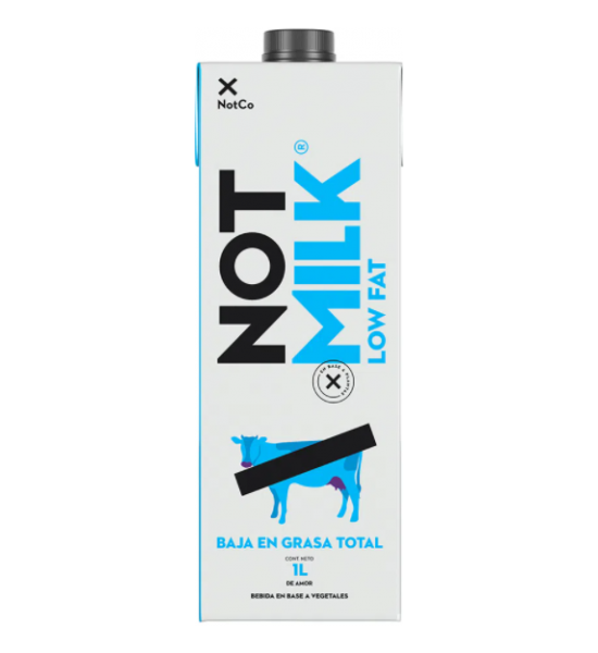 Leche Vegetal Baja en Grasa NotMilk NotCo 1L