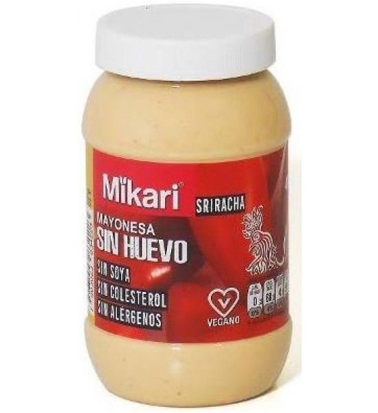 Mayonesa Vegana Sriracha Mikari 473 ml