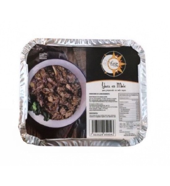 Yaca Preparada en Mole Negro La Cocina De La Luna y El Sol 400 g