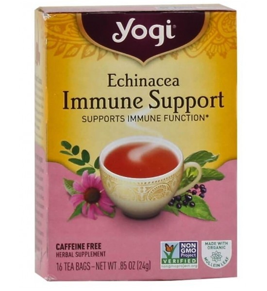 Té de Equinacea Para el Sistema Inmunológico Yogi Tea 16 bolsitas/24 g