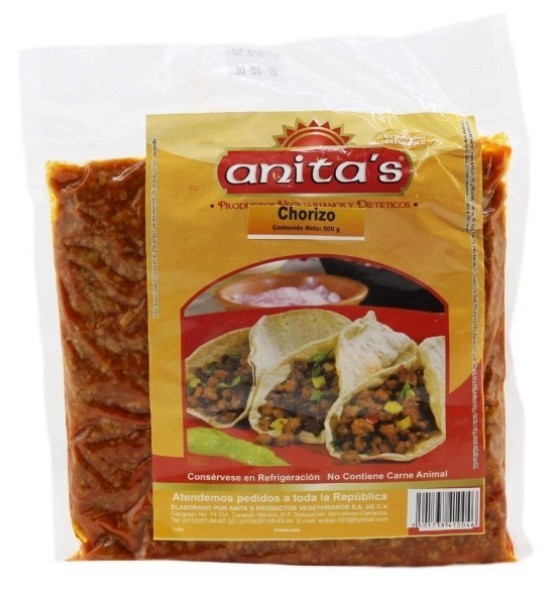 Chorizo Vegano Anita's 500 g