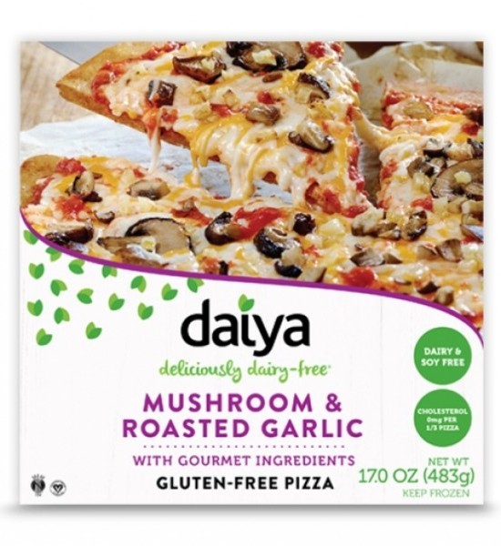 Pizza Vegana Champiñones y Ajo Asado Daiya 483 g