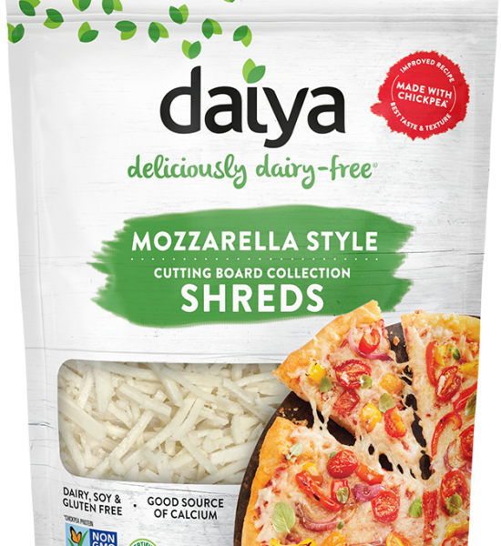 Queso Vegano Tipo Mozzarella Rayado (Mozzarella Style cutting board collection Shreds) Daiya 227 g