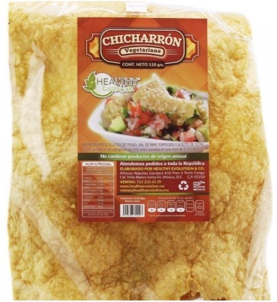 Chicharron de Gluten Vegano Frito Healthy Evolution 110g