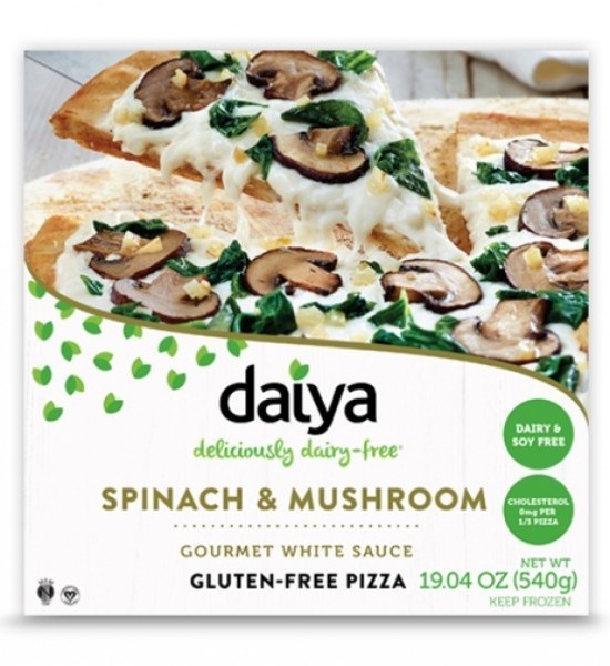 Pizza Vegana Espinacas y Champiñones Daiya 540 g
