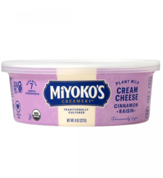 Queso Crema Orgánico Pasitas con Canela Miyoko's 227 g