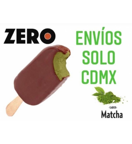 Mini-Paleta Zerogelato Sabor Matcha Cubierta de Chocolate Zenzero 420 g