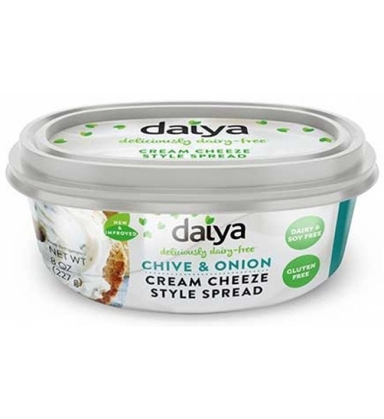 Queso Crema Vegano Cebollín (Cream Cheese Chives & Onion) Daiya 227 g
