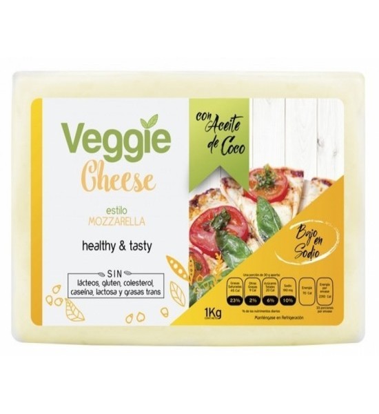 Queso Vegano Tipo Mozzarella Veggie Cheese ( 250g / 500g / 1Kg )