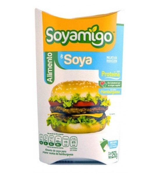 Soya Texturizada Sabor Hamburguesa Soyamigo 250 g