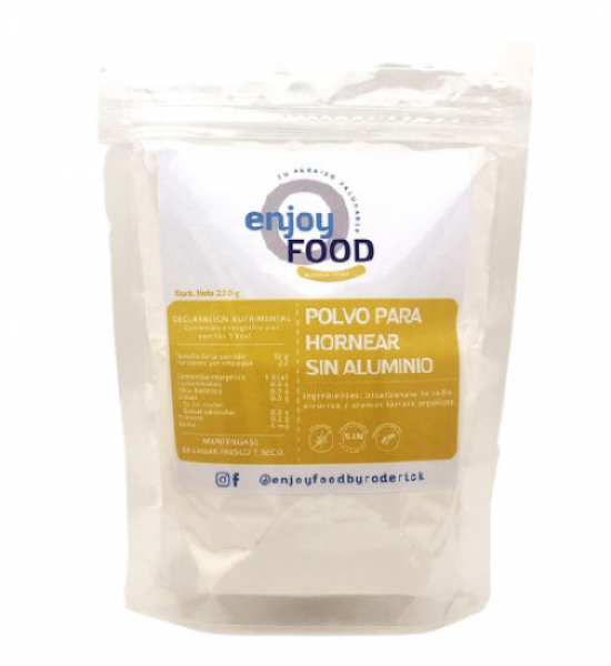 Polvo para Hornear Sin Aluminio Enjoy Food 220 g