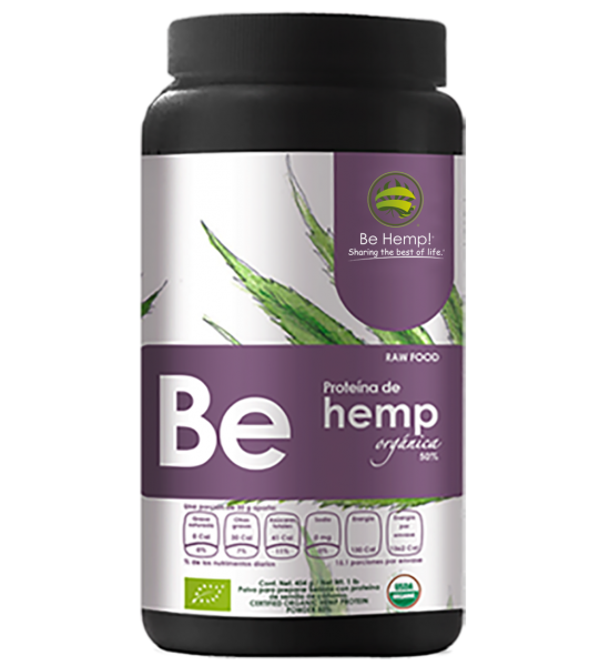 Proteína de Hemp Orgánica 50% Be Hemp 454 g