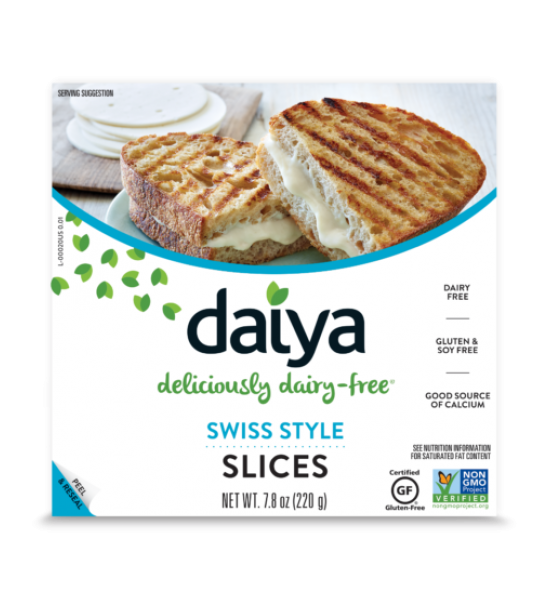 Queso Vegano en Rebanadas Tipo Suizo Daiya 220 g