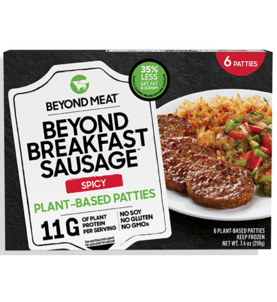 Medallones de Salchichas Veganas para el Desayuno picantes Beyond Meat 210 g