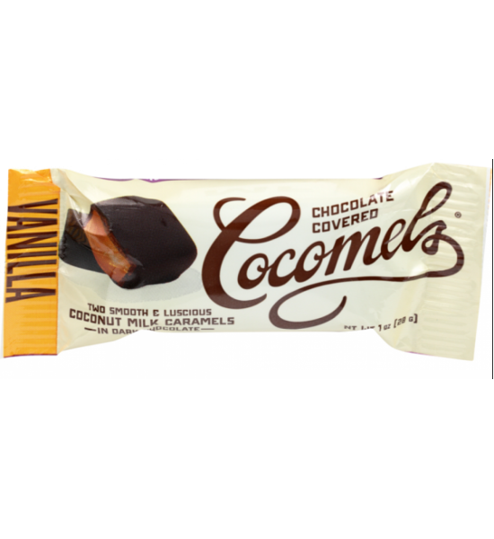 Caramelos de Leche de Coco con Chocolate Obscuro Orgánicos Cocomels 28 g