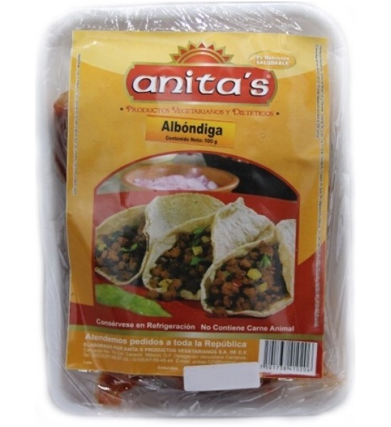 Albondigas de Soya Anita's 500 g
