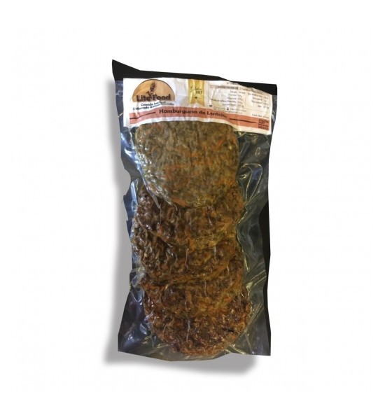Hamburguesa Vegana de Lentejas Litefood 500 g
