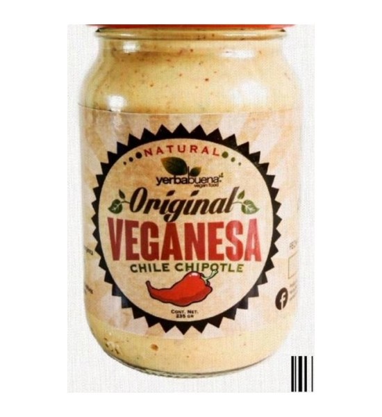 Veganesa Sabor Chipotle Yerbabuena 235g