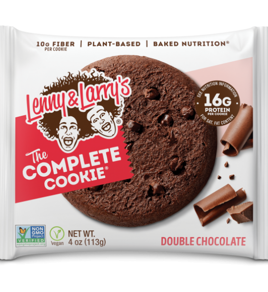 Galleta De Proteina Vegana Doble Chocolate Lenny & Larrys 113 g