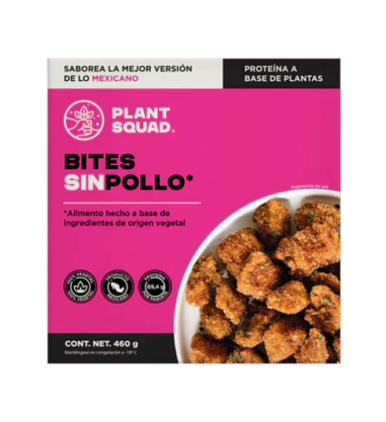 Bites Tipo Pollo Plant Squad 460g