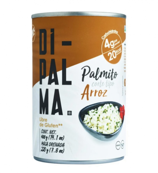 Palmito Tipo Arroz Dipalma 400 g