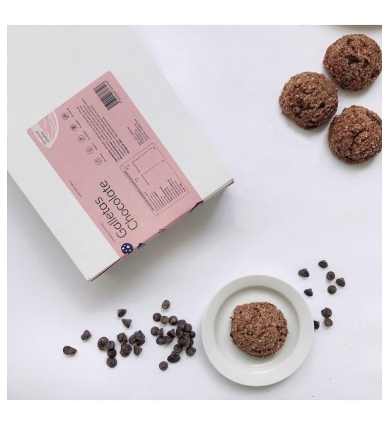 Galletas Veganas Keto con Chocolate Guilt Free 10 pzas