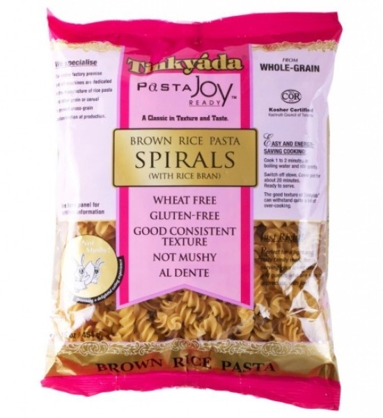 Pasta de Arroz Integral en Espirales Sin Gluten Tinkyada 454 g