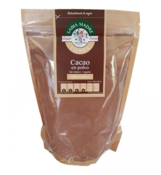 Cacao en Polvo Orgánico Sabia Madre Tierra 500 g