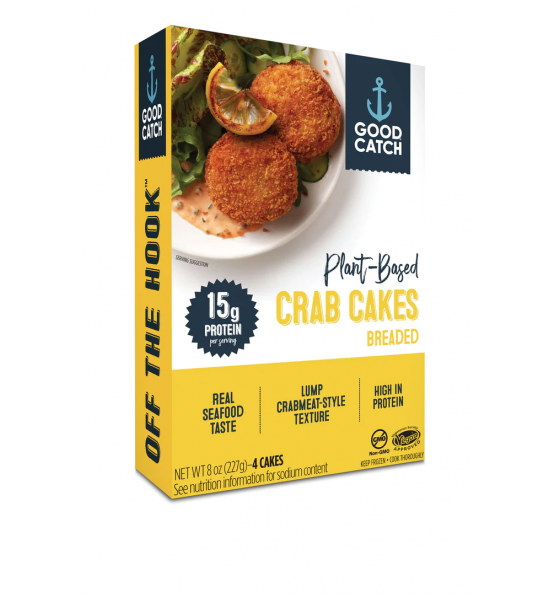 Tortitas De Carne De Cangrejo Empanizadas Veganas Good Catch 227g