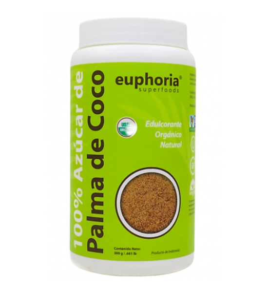 Azúcar de Palma de Coco Orgánico Euphoria Superfoods 300 g