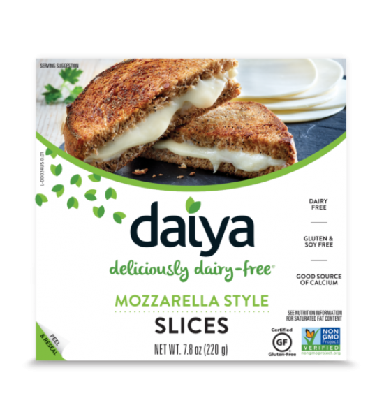 Queso Vegano en Rebanadas Tipo Mozzarela Daiya 220 g