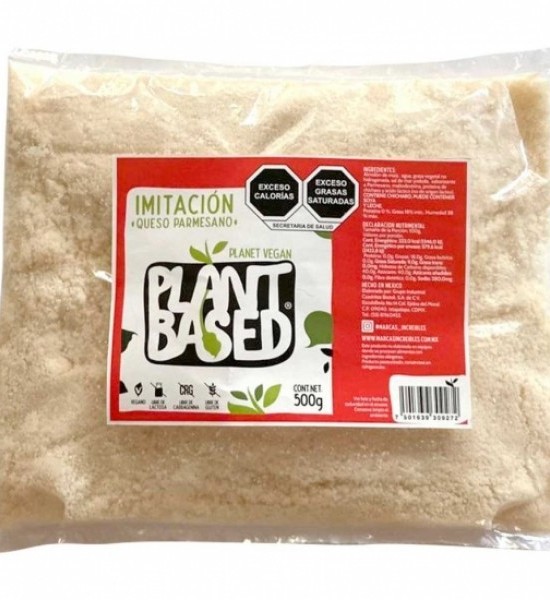 Queso Vegano Tipo Parmesano Plant Based 500 g